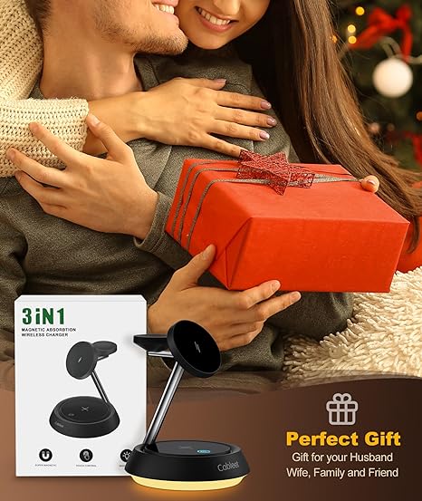 Cargador Inalámbrico Rápido 3 En 1 iPhon, pago contra entrega y envio gratis.
