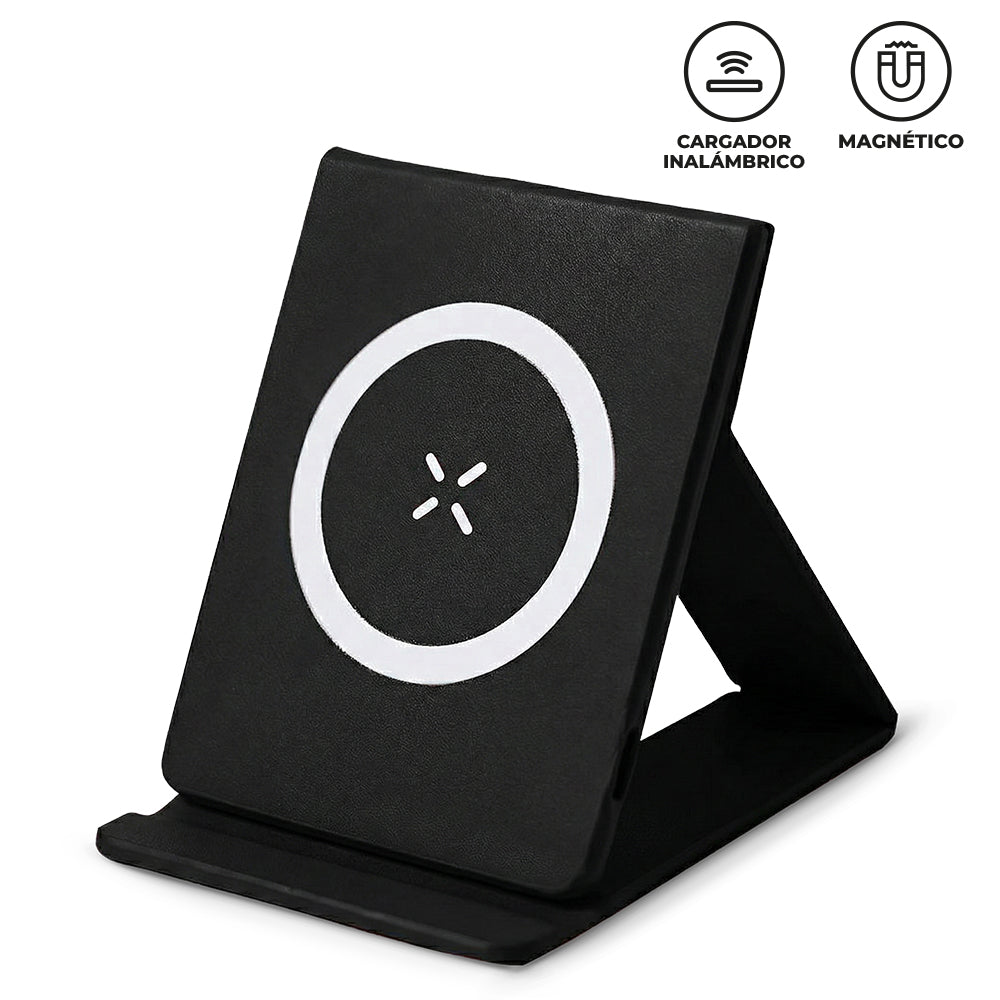 Cargador inalámbrico plegable en poliuretano de 15W, Pago contra entrega y envio gratis.