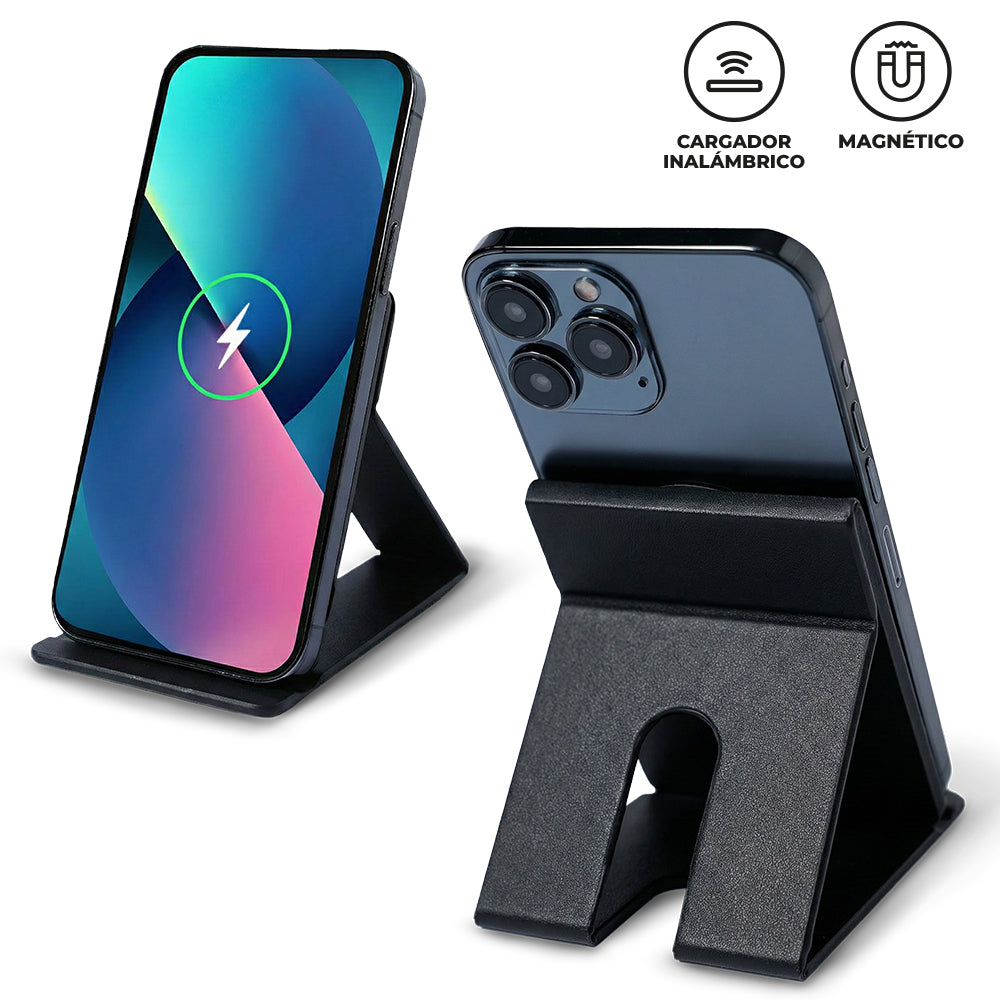 Cargador inalámbrico plegable en poliuretano de 15W, Pago contra entrega y envio gratis.