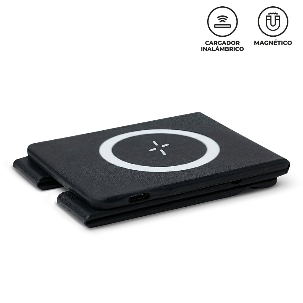 Cargador inalámbrico plegable en poliuretano de 15W, Pago contra entrega y envio gratis.