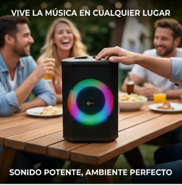 Parlante Potente LED 8” 6 horas s-600